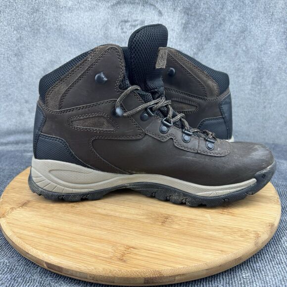 Columbia Newton Ridge Boots Womens 10.5 Brown Leather Hiking Outdoor Waterproof - Picture 6 of 10